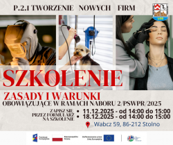 SZKOLENIE dot. naboru 02/PSWPR/2025 - NOWE FIRMY 